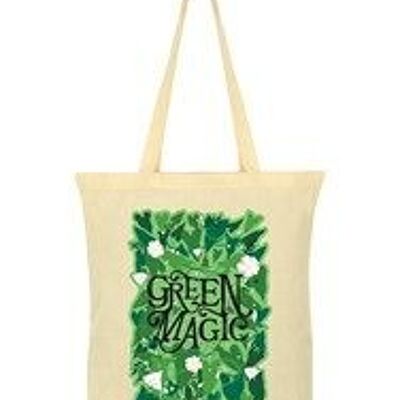 Green Magic Cream Tote Bag