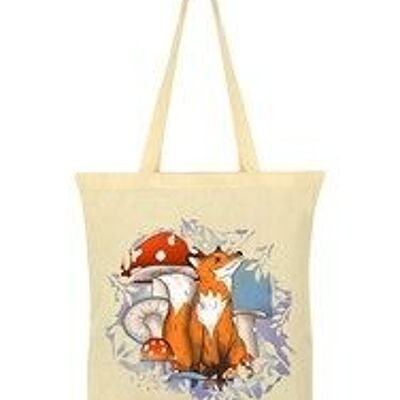 Fouraging Familiars Fox Cream Tote bag