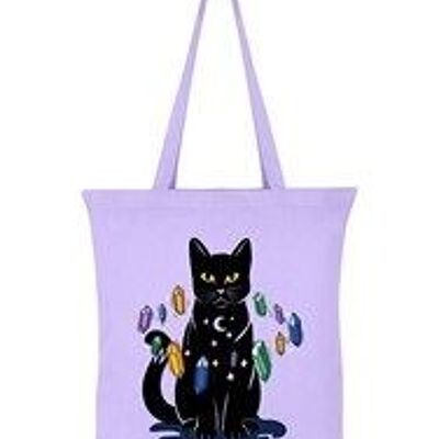 Familiar Crystals Lilac Tote Bag