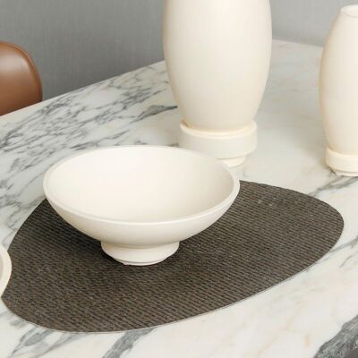 Large Bowl Modern Design, of micro cement, black, RUD12WH