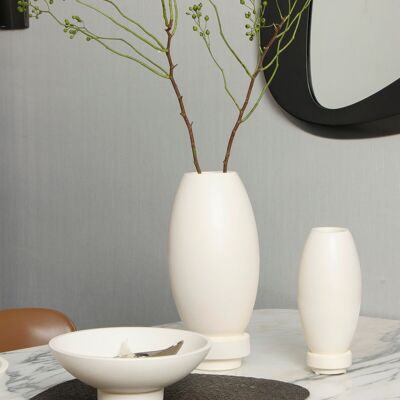 Vase moderne innovant, micro-ciment, Top Design, RUD22WH