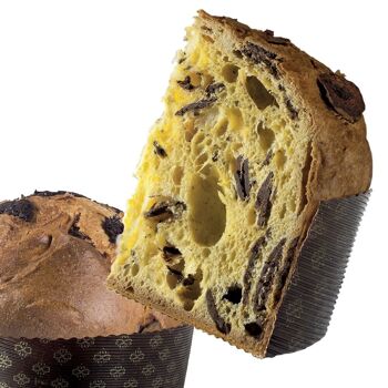 Panettone au CHOCOLAT EXTRA NOIR 75% « VENCHI » 3