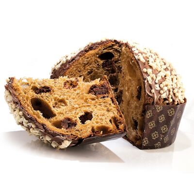 TRAIANO “OPTIMUS PANETTONE” Chocolate con Leche y Chocolate Blanco