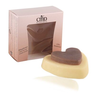 Cuidado mantequilla chocolate-vainilla - dos corazones - 90g