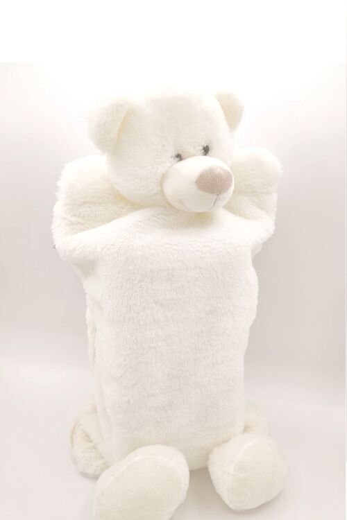 Bear Plush Soft Toy Hot Water Bottle & Pyjama Cover