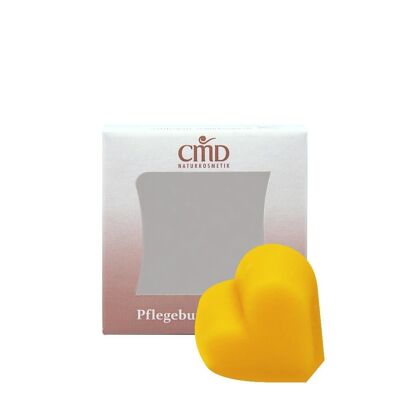Sandorini mini heart-shaped care butter 12 g in a decorative carton