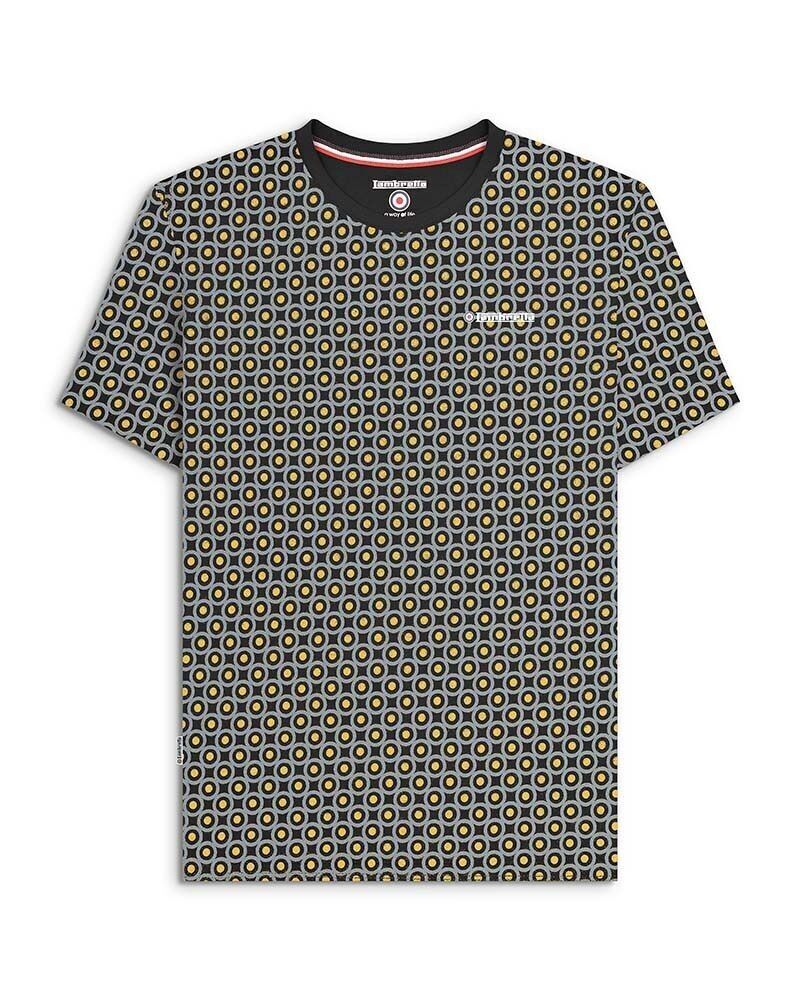 Maglietta Geo Target nera AW23