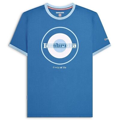 T-shirt Target Ringer blu scuro AW23