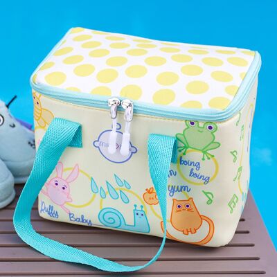 Milk & Moo Insulated Lunch Box For Kids, Yellow