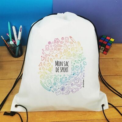 Sports backpack: gym, swimming pool... - Rainbow