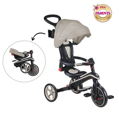 EXPLORER 4-in-1 Scalable & Foldable Tricycle - Taupe