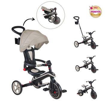 Tricycle EXPLORER 4-en-1 Évolutif & Pliable - Taupe 5