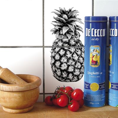 Pineapple - sticker for tiles
