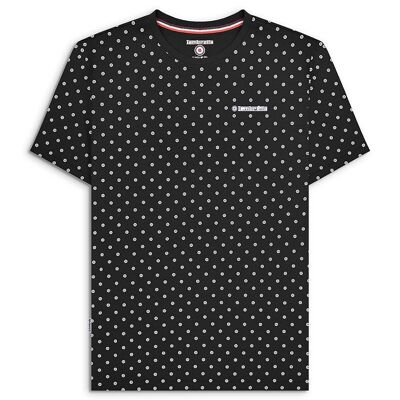 T-shirt Target AOP Noir/Blanc AW23