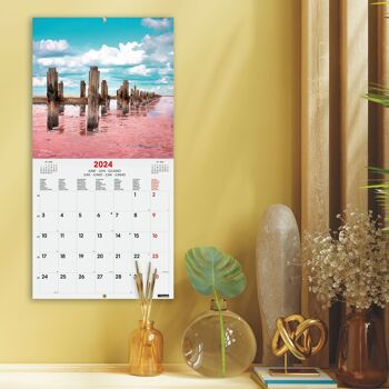 Buy wholesale Finocam - Neutral Wall Calendar for Noting 2024 January 2024  - December 2024 (12 months) English