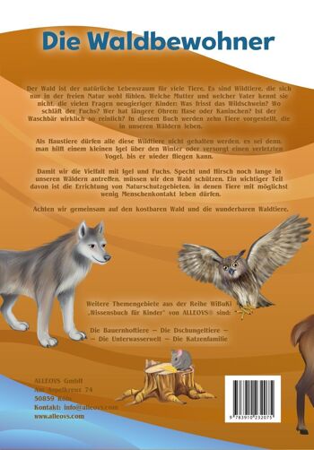 Livre de connaissances "WiBuKi" pour enfants : Les habitants de la forêt - plein de choses sur les animaux qui vivent dans nos forêts - livre à lire à voix haute aux enfants à partir de 3 ans 2