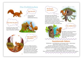 Livre de connaissances "WiBuKi" pour enfants : Les habitants de la forêt - plein de choses sur les animaux qui vivent dans nos forêts - livre à lire à voix haute aux enfants à partir de 3 ans 4