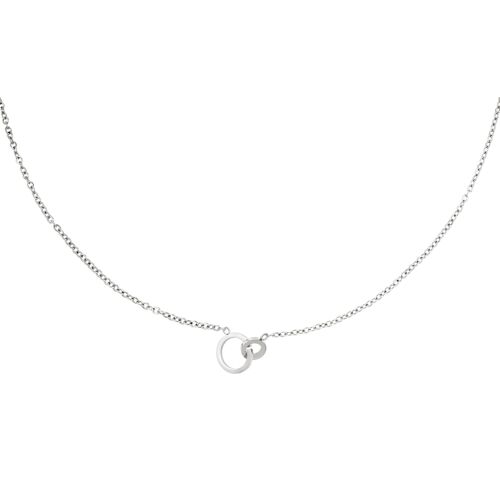 Collier Cercles Connectés - Argent