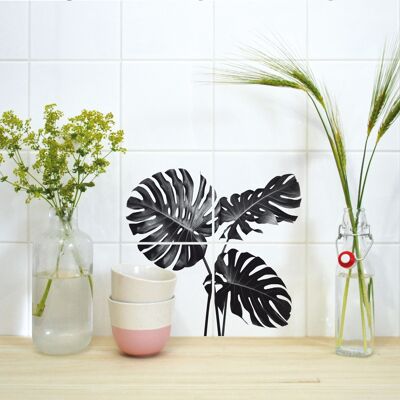 Monstera - stickers for tiles
