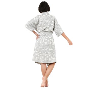 Peignoir kimono en gaze de coton 2
