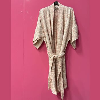 Peignoir kimono en gaze de coton 16