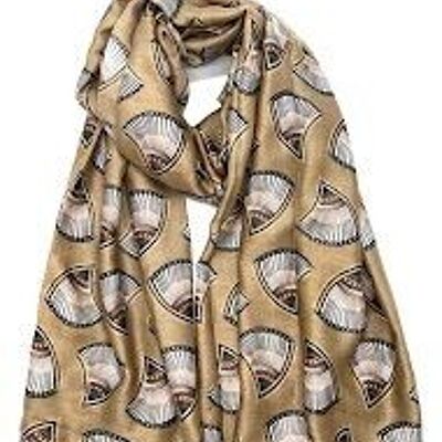 shell motif scarf HH-102