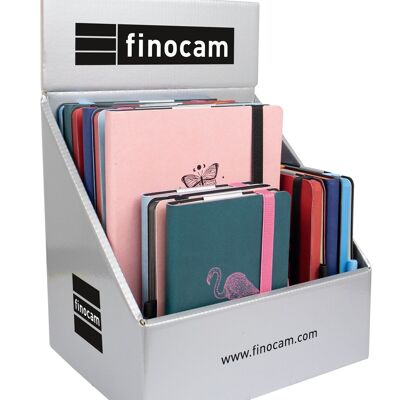 Finocam - Présentoir Cahiers Design. 12 unitées