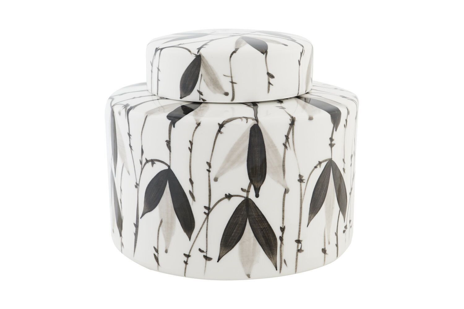 PORCELLANA TIBOR 17X17X16 FOGLI BIANCO JR203472