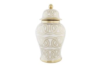 PORCELAINE TIBOR 22X22X42 BLANC JR203479 1