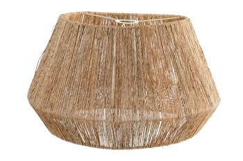 ABAT-JOUR MÉTAL JUTE 50X50X29 LAMPE NATUREL LA161531 1