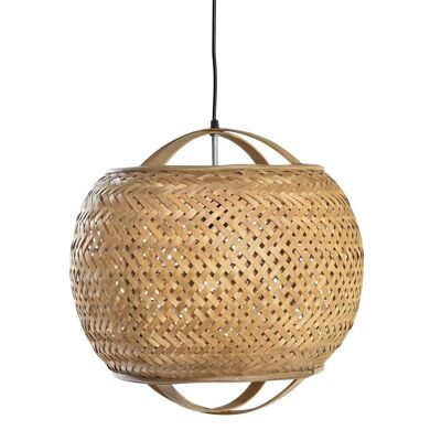 Lampada da Soffitto Bamboo 40X40X40 Marrone Naturale LA197133