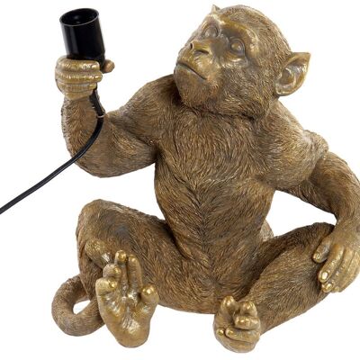 LAMPE DE TABLE EN RÉSINE 33X31X34,5 GOLDEN MONKEY LA166176