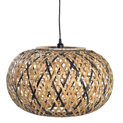 BAMBOO CEILING LAMP 51X51X30 NATURAL BROWN LA197141