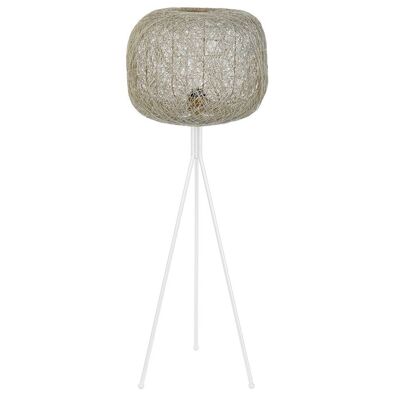 Lampada da Terra in Metallo 41X41X109 Bianco LA199561