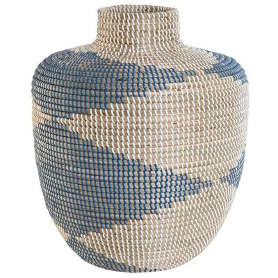 VASE AUS SEEGRAS 40X40X48 NATUR JR205407