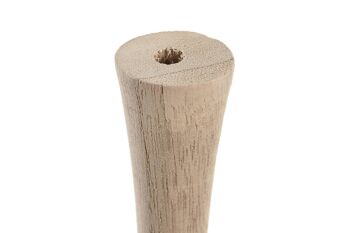 PAULOWNIA VASE 14X14X20 MARRON NATUREL JR206084 3