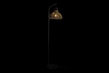 LAMPADAIRE MÉTAL ROTIN 40X40X160 BIMBRE NATUREL LA189420 2