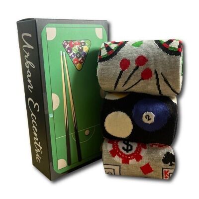 Ensemble-cadeau de chaussettes unisexe Games Night