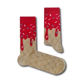 Ensemble-cadeau de chaussettes unisexe Icecream 2