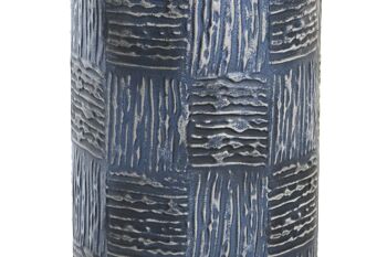 VASE METAL 15X15X50 MOSAIQUE BICOLORE JR206531 2