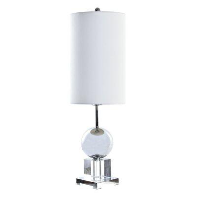 TABLE LAMP METAL GLASS 25X25X78 BALL LA193661