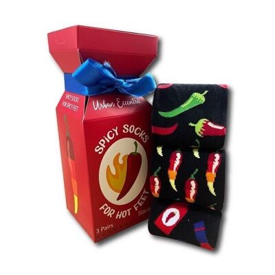 Unisex Spice Bottle Socks Gift Set