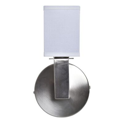 METAL APPLIED LAMP POLYESTER 12X10X22 SILVER LA195763