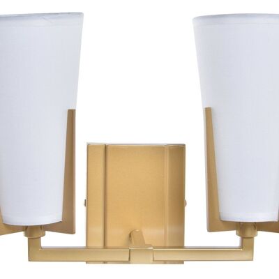 Lampe Wandleuchte Metall Kristall 30X18X23 Golden LA195768