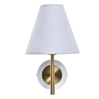 Lampe Wandleuchte Metall Polyester 19X25X30 Golden LA195774