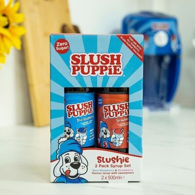 SLUSH PUPPiE Zero Sugar Confezione da 2 Sciroppi 500ml