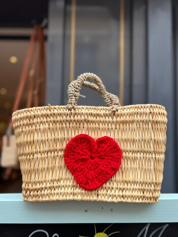 petit panier avec coeur