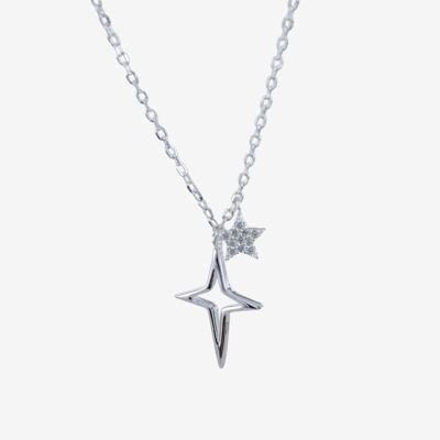 Collier Cosmic Silver Star