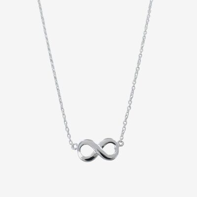 Infinity-Halskette aus Sterlingsilber