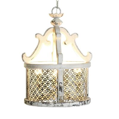 Fir Metal Ceiling Lamp 46X46X62 Aged LA203048